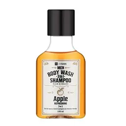 Гель для душу 3в1 Яблучний Віскі Body Wash and Hair and Beard Shampoo Whisky Apple HiSkin 100 мл
