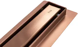 Душовий канал Rea Neo Slim Pro 80 см brushed copper REA-G0653 - мініатюра 3