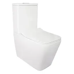 Унітаз-компакт Mixxus Quadro-0403-R 640x360x835 мм, Rimless MI6710, Білий