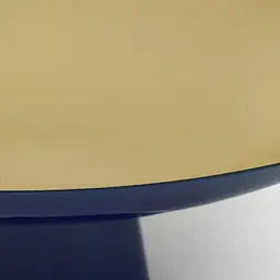 Фруктівниця MBM HOME Елізіум залізна глибокий синій - золотий 350x350x130 мм (BD-01 DEEP BLUE/GOLD) - мініатюра 4