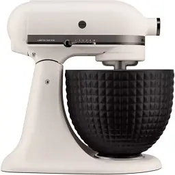 Чаша KitchenAid 4,7 л 5KSM2CB5LS керамічна візерунок шипована чорна - мініатюра 2