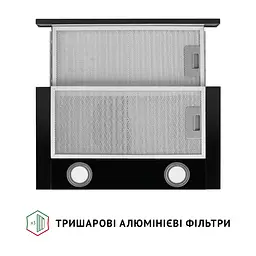 Витяжка телескопічна PERFELLI TL 502 BL LED - мініатюра 7