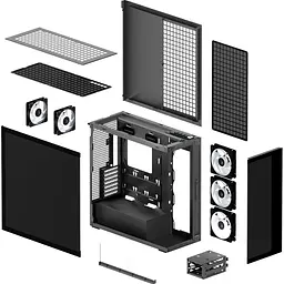 Корпус Arctic Xtender Mirror Black (ACPCC00018A) [143250] - мініатюра 8
