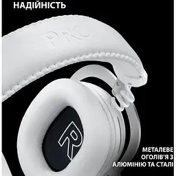 Навушники Logitech G Pro X 2 Lightspeed Wireless White (981-001269) - мініатюра 9