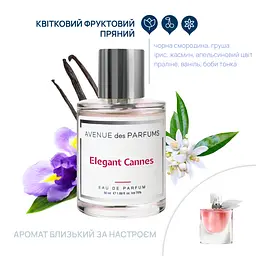 Парфумована вода Elegant Cannes Avenue des Parfums 50 мл - мініатюра 2