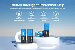 Акумулятор XTAR 26650P 7000 mAh 1 шт. (5114) - мініатюра 3