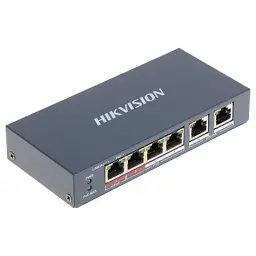 Комутатор мережевий Hikvision DS-3E0106HP-E - мініатюра 2