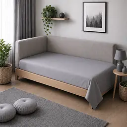 Дитяча постільна білизна MIRSON TEENAGER фланель Ash grey 200х220см (2200012803172) - мініатюра 7