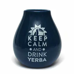 Калебас керамічний Keep Calm, 350 мл - Кавовий - мініатюра 8