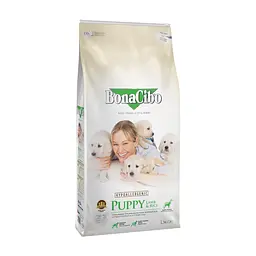 Сухий корм для собак BonaCibo Puppy Lamb&Rice 15 кг (8694686405727)