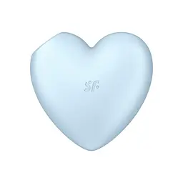 Вакуумний стимулятор - Satisfyer Cutie Heart Blue - мініатюра 7