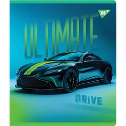 Зошит для записів А5 Yes Ultimate drive 24 аркуша в клітинку (767541)  