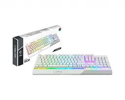 Клавіатура GAMING WHITE UA VIGOR GK30 WHITE MSI - мініатюра 3