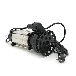 Занурювальний насос 370W 220V до 5 м³/год підйом до 5 м 40 мм нержавіюча сталь 390х175х190 мм 5.825 кг + перехідник - мініатюра 2