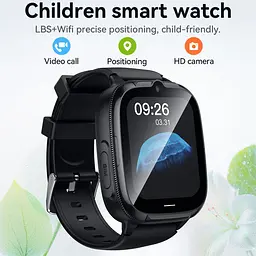 Дитячий смарт-годинник Hoco Y106 4G Black [165947] - мініатюра 6