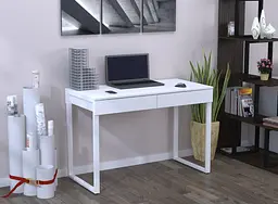Письмовий стіл L-11 Loft design (Білий)