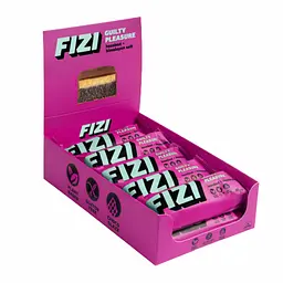 Протеїнові батончики FIZI Chocolate Bar — 10 × 45 г Hazelnut-Himalayan Salt