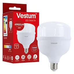 Світлодіодна високопотужна лампа Vestum T140 50W 6500K 220V E27 1-VS-1610