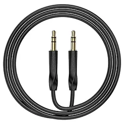 Аудіо кабель Borofone BL16 Clear sound AUX 3.5мм male – AUX 3.5мм male Black (34366_3340080)