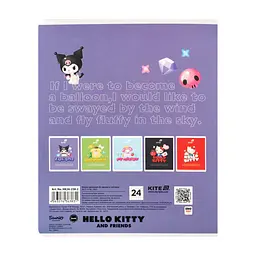 Зошит Kite Hello Kitty and Friends, 24 аркуша, клітинка (HK26-238-2), в асортименті - мініатюра 2