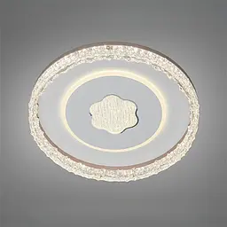 Стильна стельова LED люстра в коридор Diasha WG5157/B WH, Ø48 см, 85 W