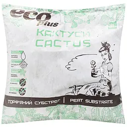 Торф'яний субстрат Eco Plus Кактус 3 л (14181)