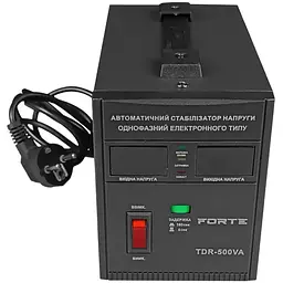 Стабілізатор напруги Forte TDR-500VA релейний 500 Вт (38095) - мініатюра 2