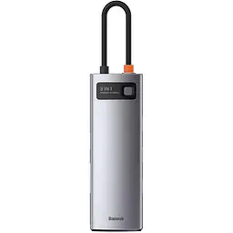USB type C HUB Baseus 8 in 1 PD100W 4K 60 Гц USB 3.0 10 Гб/с - мініатюра 7
