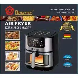 Аерофритюрниця Domotec MS-3223 12 літрів потужністю 3500 Вт, два тіни - мініатюра 4