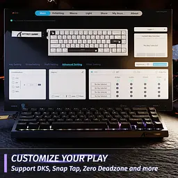 Клавіатура Attack Shark X68 HE RGB Magnetic Linear Switches Black (AS-6972792471044-B-UA) [166743] - мініатюра 6