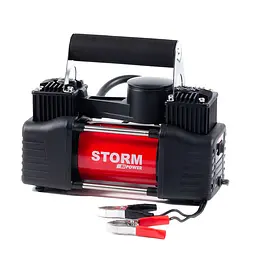 Компресор автомобільний Storm Bi-Power 10Атм 85л/хв 360Вт двоциліндровий(20400)