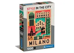 Пазл Clementoni Мода в Мілані, Італія (Style in the City - Milano Puzzle - 1000 pcs.), 1000 ел. (39842)