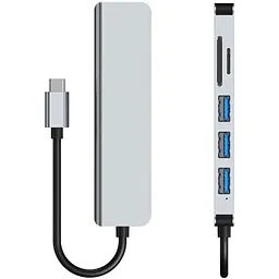 Адаптер CasePro Type-C to HDTV 6 в 1 для MacBook Air - мініатюра 2