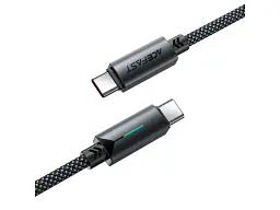 Кабель Acefast C19-03 USB Type-C to USB Type-C 60W 1.2m Black (6974316284475) - мініатюра 2