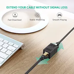 З'єднувач кручений пари RJ45 Ugreen NW114 20390 (Чорний) - мініатюра 4