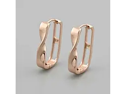 Сережки Xuping Хвиля 55806 20х4мм 2.7г позолота РО