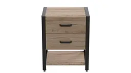 Тумба універсальна Ferrum-decor Вів'єн 2/1 50x41x40 сірий ДСП Дуб Сан-Марино 16мм (FRD-104182) - мініатюра 7