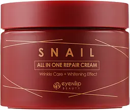 Крем для обличчя Eyenlip Snail All In One з муцином равлика 100 мл - мініатюра 2