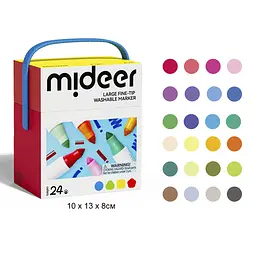 Набір маркерів Mideer 24 кольори (MD1550) - мініатюра 2