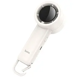 Портативний вентилятор Hoco HX63 Fashion high-speed handheld fan 2000 mAh White - мініатюра 6