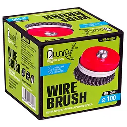 Щітка торцева Alloid Building Tools з крученого дроту посилена 100 мм (WB-20100U) - мініатюра 3