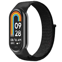 Ремінець Nylon New для Xiaomi Mi Band 8/9/10 Black