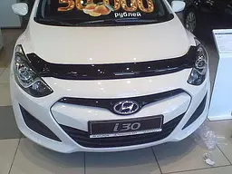 Дефлектор капоту мухобійка для Hyundai i30 2012