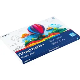 Пластилін "Kite" Classic 24 кольор. 480гр №K-089