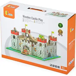 Ігровий набір Viga Toys Іграшковий замок дерев'яний (50310) - мініатюра 8