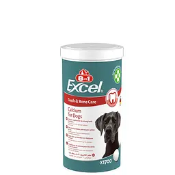 Вітаміни 8in1 Excel Calcium для цуценят і дорослих собак, для зубів і кісток, кальцій, 1700 шт - мініатюра 3