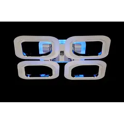 Люстра Linisoln 5588-4S CH LED-3 LED з димером, хром/графіт 3 лампи - мініатюра 2