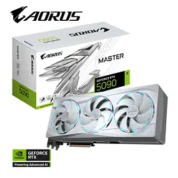 Відеокарта GIGABYTE GeForce RTX5090 32GB MASTER ICE (GV-N5090AORUSM ICE-32GD) - мініатюра 11