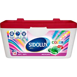 Капсулы для стирки Lakma Sidolux by Perlux Color 14 шт.