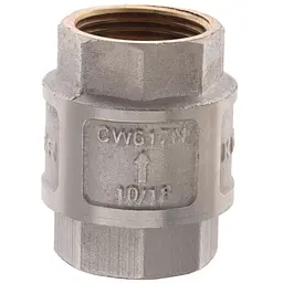 Клапан зворотний Koer (нікельований) 1" Koer KR.172.N KR2769 - мініатюра 2